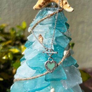 *RETIRED* Tiffany & Co. Return to Tiffany Love Blue Heart Toggle Bracelet